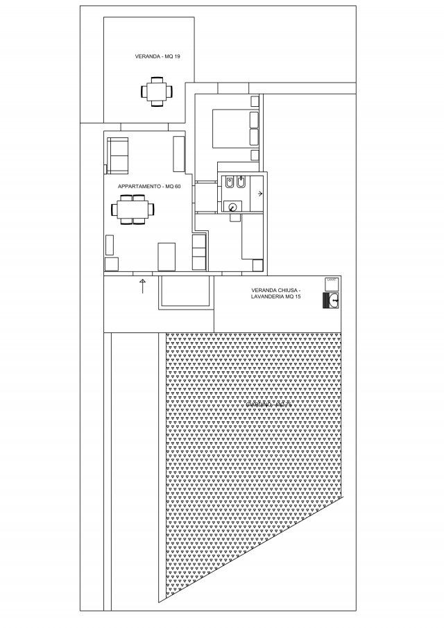 Floor plan, App. Porto Rotondo