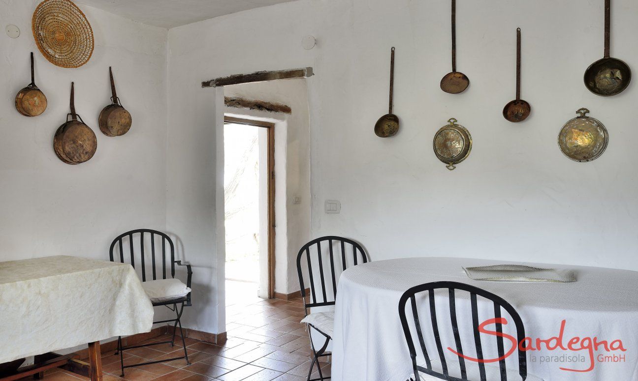 Kitchen with sardinian decoration 